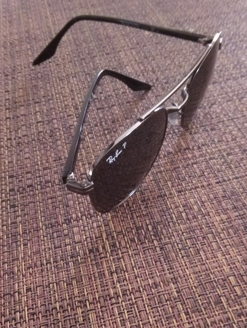 Ray-Ban Aviator Dark Lens Sunglasses - Picture 4 of 11